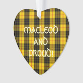 MacLeod Tartan Lewis Ornament (Vorderseite)