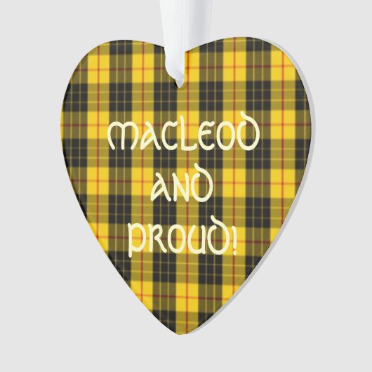 MacLeod Tartan Lewis Ornament (Vorderseite)