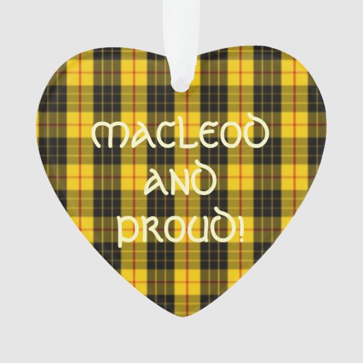 MacLeod Tartan Lewis Ornament (Vorderseite)