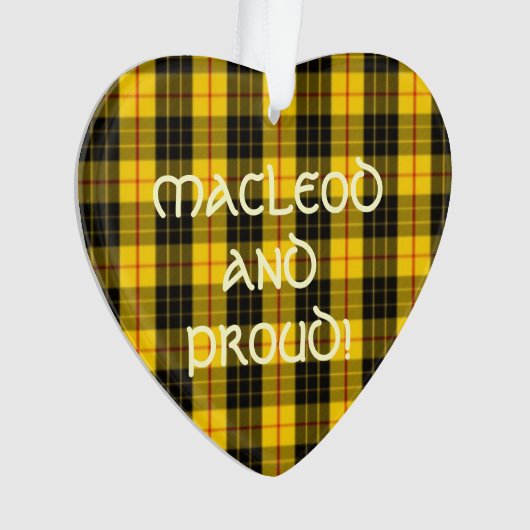 MacLeod Tartan Lewis Ornament (Vorderseite)