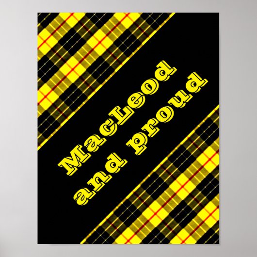 MacLeod Tartan Lewis Poster (Vorne)