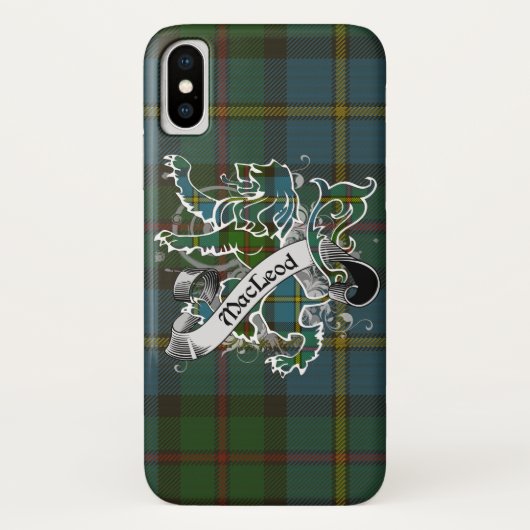 MacLeod Tartan Lion Case-Mate iPhone Hülle (Rückseite)