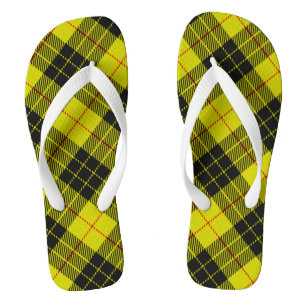 MacLeod-Tartan-Muster Badesandalen