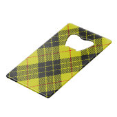 MacLeod-Tartan-Muster Geldbeutel Flaschenöffner (Rückseite Schrägansicht)