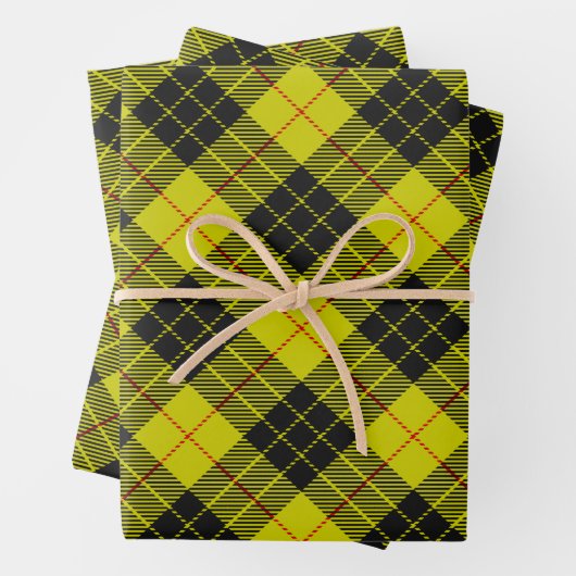 MacLeod-Tartan-Muster Geschenkpapier Set (Beispiel)