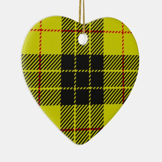 MacLeod-Tartan-Muster Keramik Ornament (Rechts)