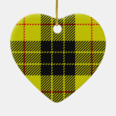 MacLeod-Tartan-Muster Keramik Ornament (Hinten)