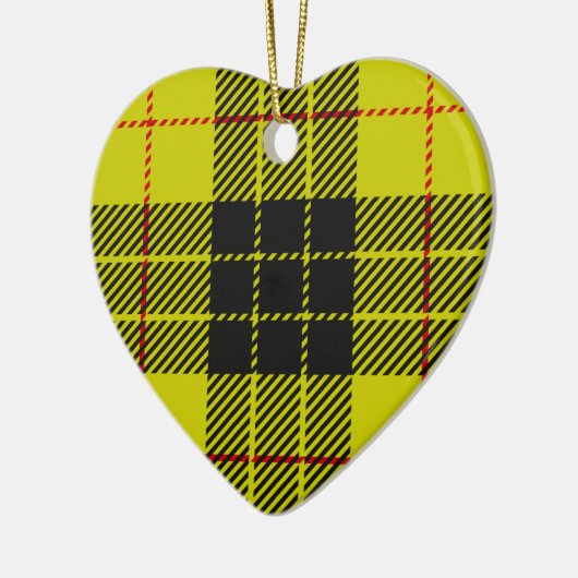 MacLeod-Tartan-Muster Keramik Ornament (Links)