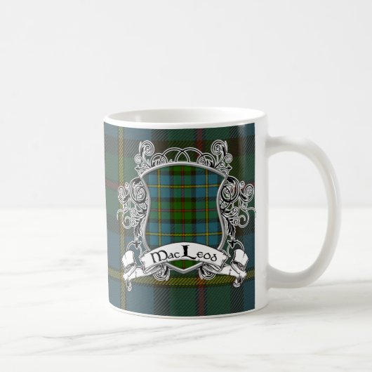 MacLeod Tartan-Schild Kaffeetasse (Rechts)