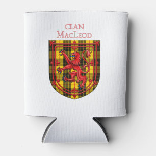 MacLeod Tartan Scottish Kariert Lion Rampant Dosenkühler