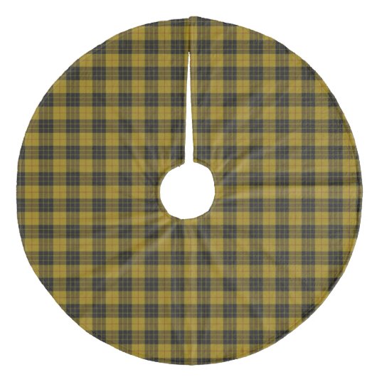 MacLeod Tarttan kariert Fleece Weihnachtsbaumdecke (Vorderseite)