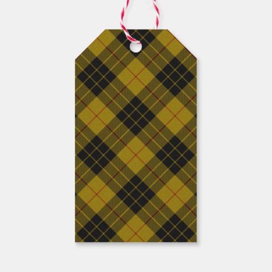 MacLeod Tarttan kariert Geschenkanhänger (Rückseite)