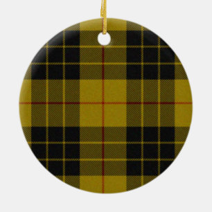 MacLeod Tarttan kariert Keramik Ornament