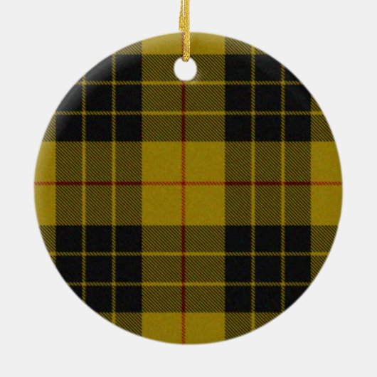 MacLeod Tarttan kariert Keramik Ornament (Hinten)