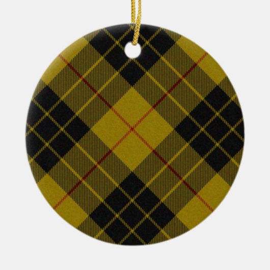 MacLeod Tarttan kariert Keramik Ornament (Vorne)