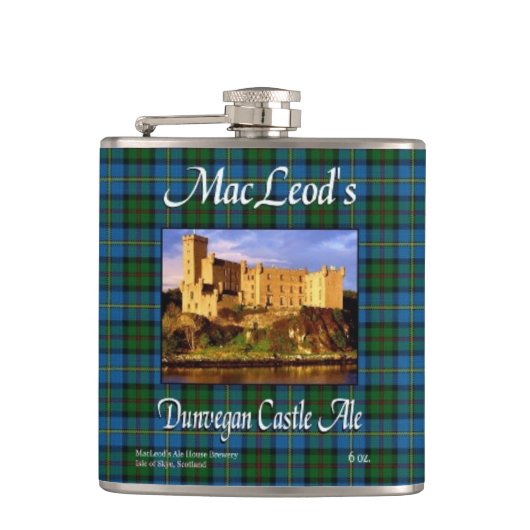 MacLeod's Dunvegan Castle Ale Flachmann (Vorderseite)