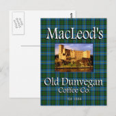 MacLeod's Old Dunvegan Coffee Co. Postkarte (Vorne/Hinten)