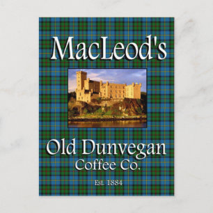 MacLeod's Old Dunvegan Coffee Co. Postkarte