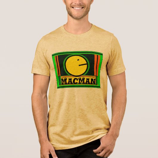 MacMan Tri-Blend Shirt (Vorderseite)