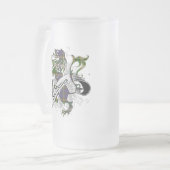 MacManus Tartan Lion Mattglas Bierglas (Vorderseite Links)