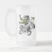 MacManus Tartan Lion Mattglas Bierglas (Links)