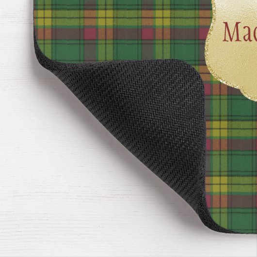 MacMillan Altes ancient Original Scottish Tartan Mousepad (Ecke)