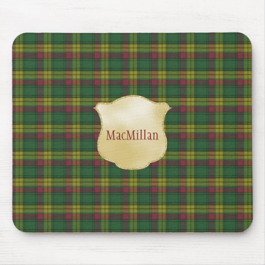 MacMillan Altes ancient Original Scottish Tartan Mousepad (Vorne)