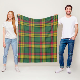 MacMillan Altes Kariert Fleecedecke