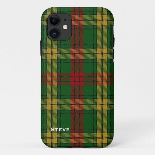 MacMillan-ClanTartan karierter iPhone 5S Fall Case-Mate iPhone Hülle (Rückseite)