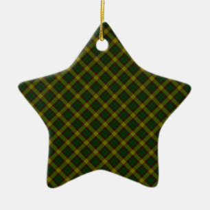 MacMillan-Clantartan-Scottish entworfener Druck Keramik Ornament