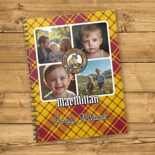 MacMillan Familienfoto-Collage Notizblock