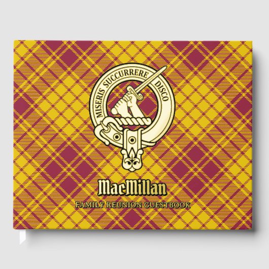 MacMillan Family Wiedersehen Gästebuch (Vorderseite)