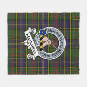 MacMillan Hunting Modern Clan Abzeichen Tartan Kar Fleecedecke (Vorderseite (Horizontal))