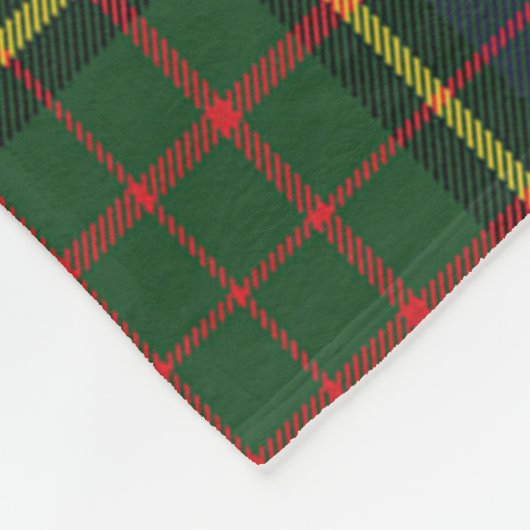 MacMillan Hunting Modern Clan Abzeichen Tartan Kar Fleecedecke (Ecke)