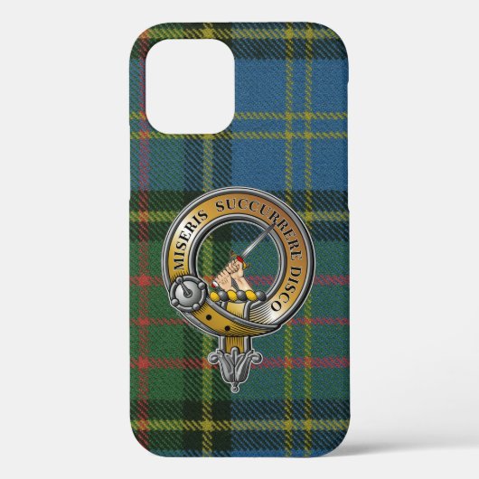 MacMillan Tartan & Abzeichen Case-Mate iPhone Hülle (Rückseite)