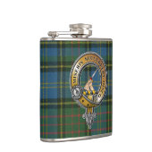 MacMillan Tartan & Abzeichen Flachmann (Rechts)