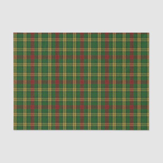 MacMillan Tartan Kariertes Tissue Paper Seidenpapier (Vorderseite)