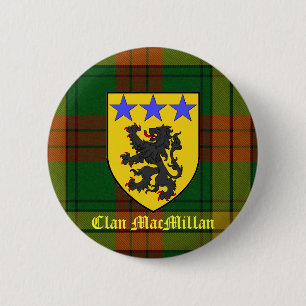 MacMillan Tartan-Wappen Button