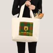 MacMillan Tartan-Wappen Jumbo Stoffbeutel (Vorderseite (Produkt))