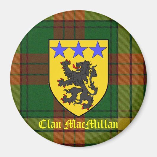 MacMillan Tartan-Wappen Magnet (Vorne)