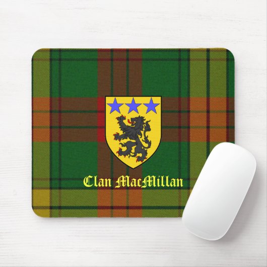 MacMillan Tartan-Wappen Mousepad (Mit Mouse)