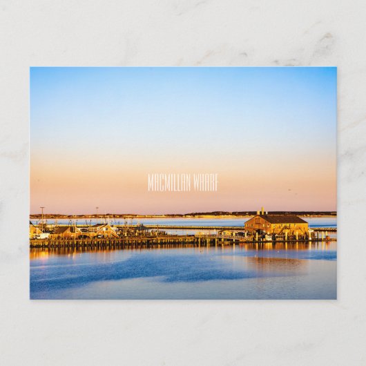 MacMillan Wharf Postkarte (Vorderseite)