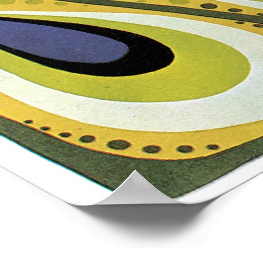 MacMillans Peacock Edition Poster (Ecke)