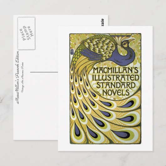 MacMillans Peacock Edition Postkarte (Vorne/Hinten)