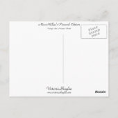 MacMillans Peacock Edition Postkarte (Rückseite)