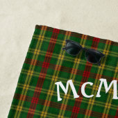 MacMillian Tartan Kariert Beach Handtuch (Beispiel)