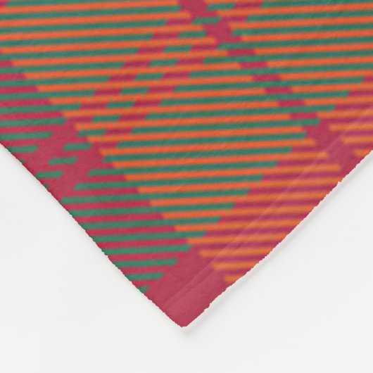 MacNab Ancient Clan Abzeichen Tartan Kariert Fleecedecke (Ecke)