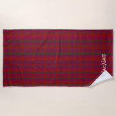 MacNab Clan Tartan Plaid Beach Towel Strandtuch (Vorderseite)