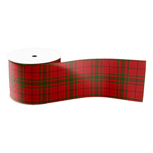 MacNab Tartan rot kariert Ripsband (Spule)