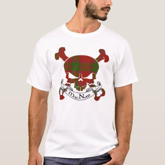 MacNab Tartan Skull T-Shirt (Vorderseite)
